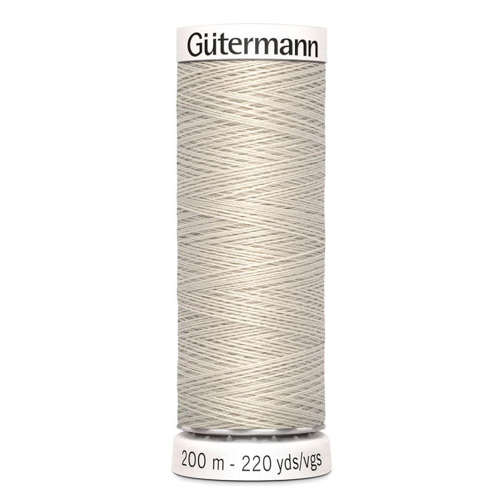 Нитки универсальные Gutermann Sew-all, 200м, 299 св.серо-бежевый