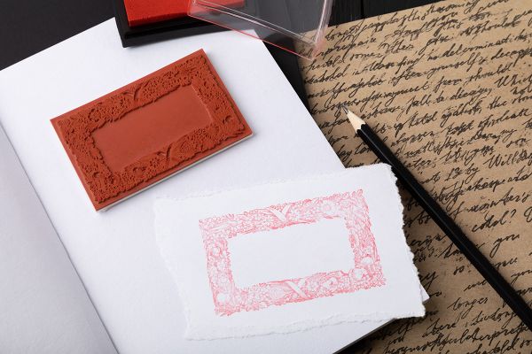 Штамп 5.8х8.4 см, 04 Рама с цветами и листьями, Mr.Painter TSM-05