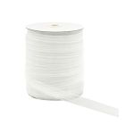 Лента (тесьма) шторная без сборки прозрачная 18 мм / 100 метров (с продольным карманом)