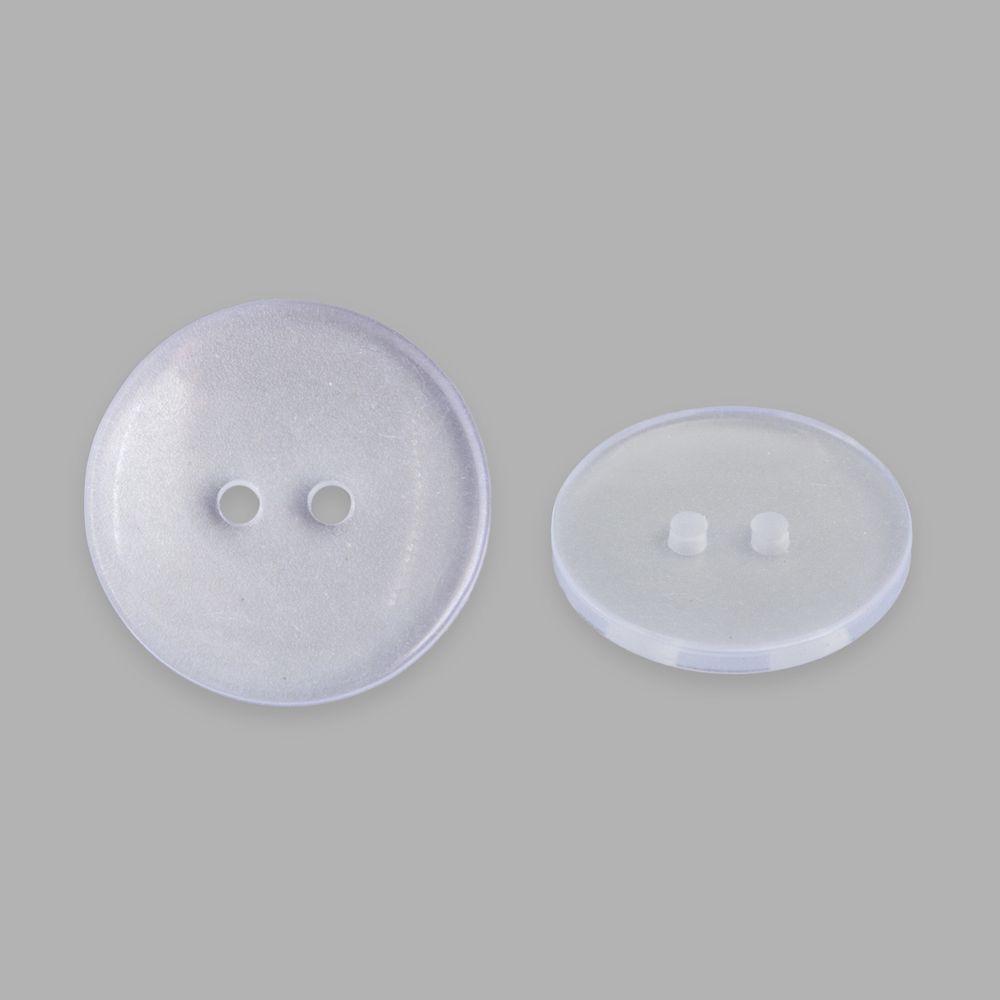 Пуговицы 2 прокола 36L (прозрачный), 0310-2837F, 144 шт