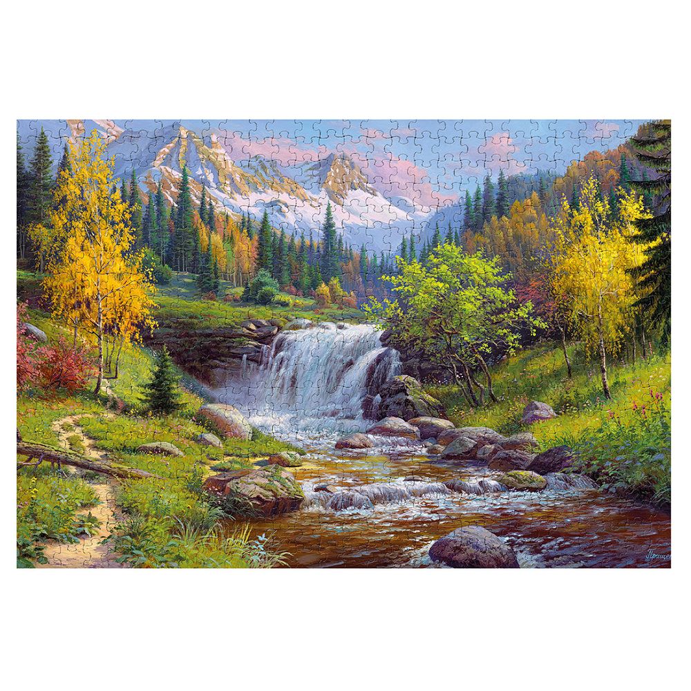 Пазл. Премиальная коллекция 1500 элементов, TOP-PZL-1500/01 Горный ручей, Фрея