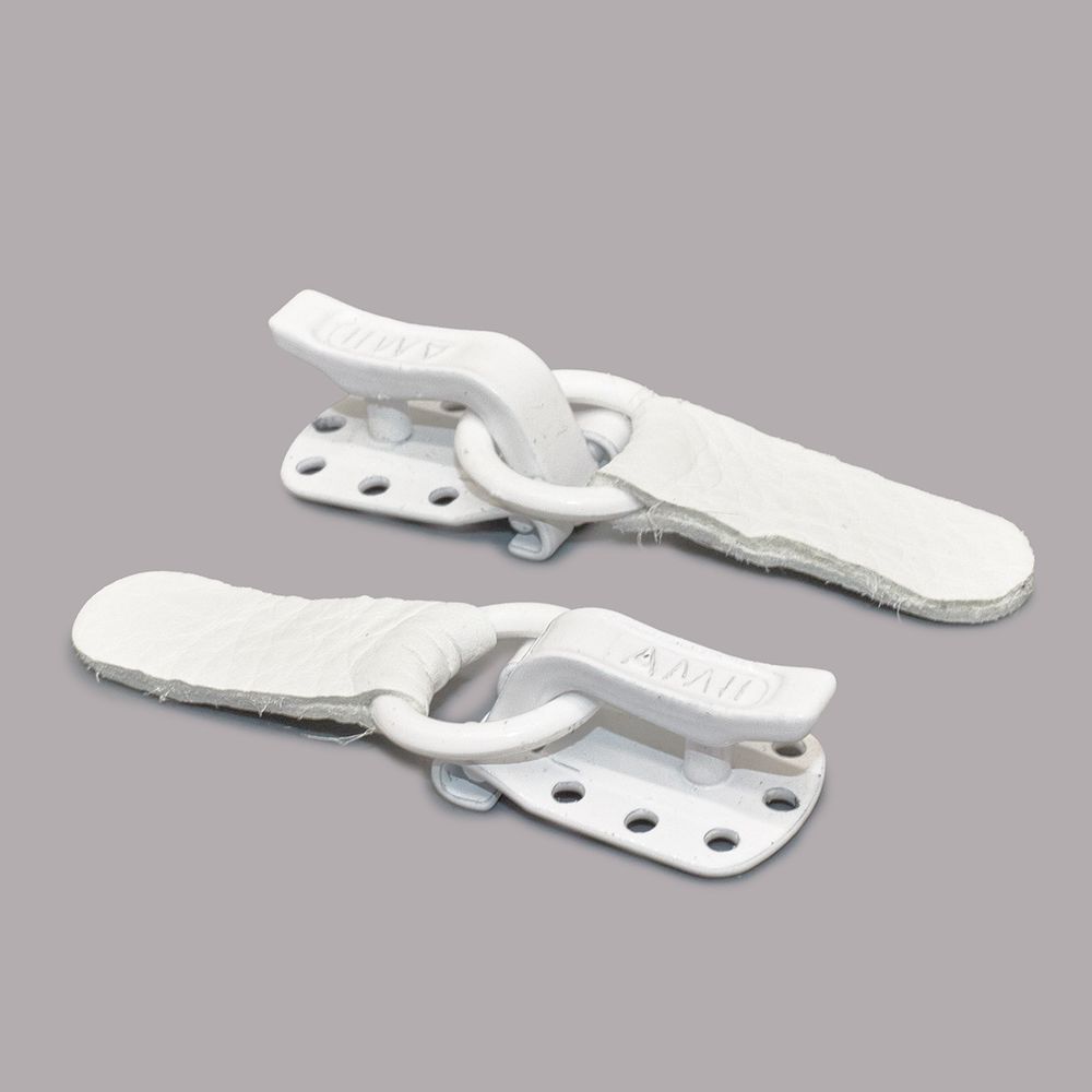 Крючок шубный Amii 50 мм, RAL 9003, 50 шт, белый