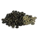 Люверсы металл ⌀_5.0 мм (внутр.), латунь, 100 шт, BIG