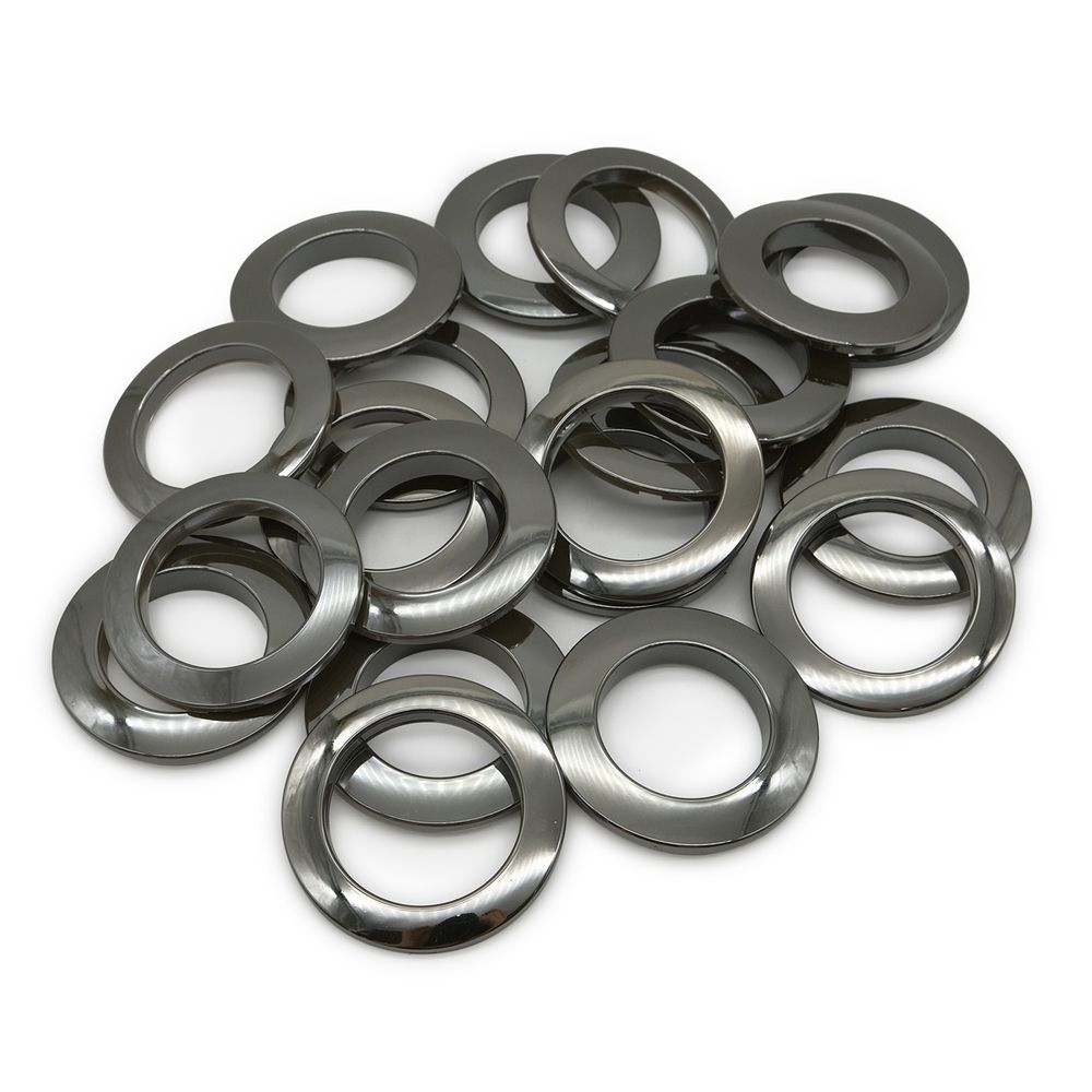 Люверсы шторные ⌀35 мм, с многоуровневым замком цвет № 7 никель, 10 шт