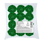Шары декоративные из ротанга 5 см, 12 шт, №07 зеленый, Blumentag BRF-5