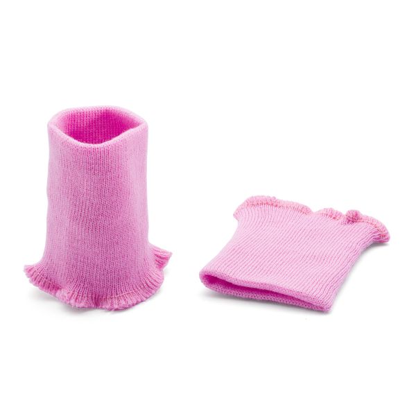 Манжеты трикотажные 8.0х9.5 см, 1 пара, средней плотности 14 кл, 1х1, В-21 миндаль, розовый
