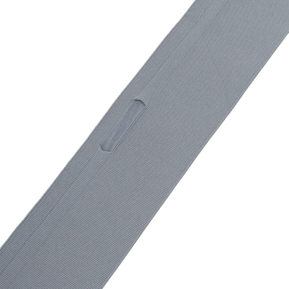 Подвяз (довяз) трикотажный 8.5х90.0 см, с каналом для шнурка, серый, CL-045
