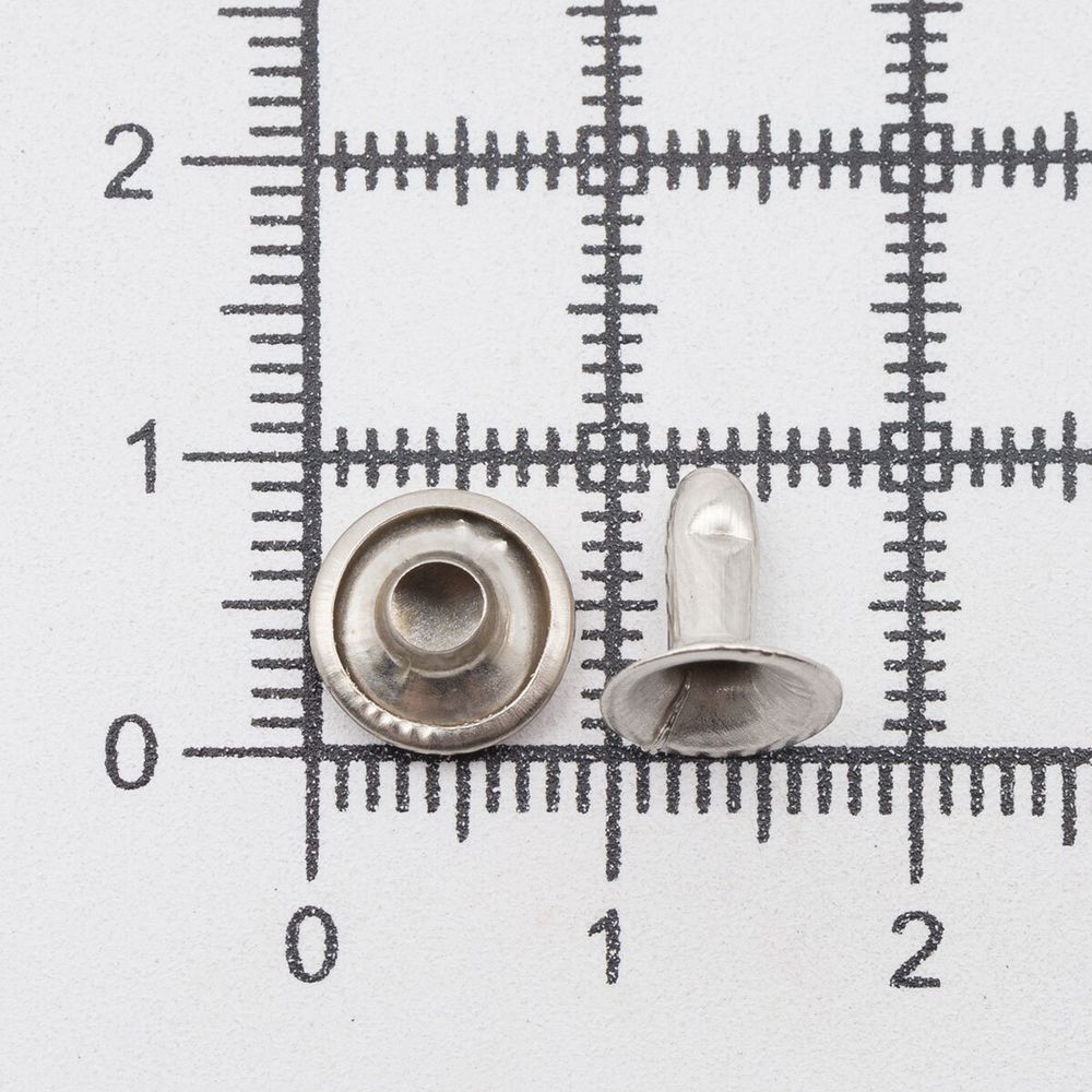 Хольнитены ⌀9 мм, h=9 мм, сталь, New Star №33.5, цв.никель, ≈100 шт