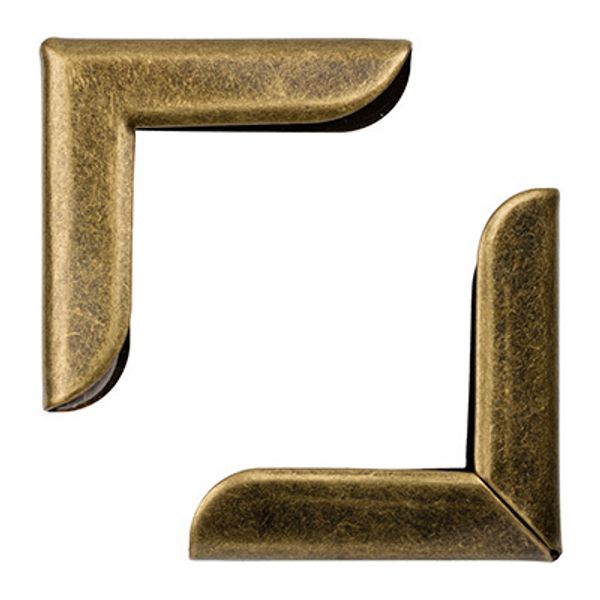 Уголки для альбомов, 10 шт, 23 под античную бронзу, Mr.Painter VIN-24