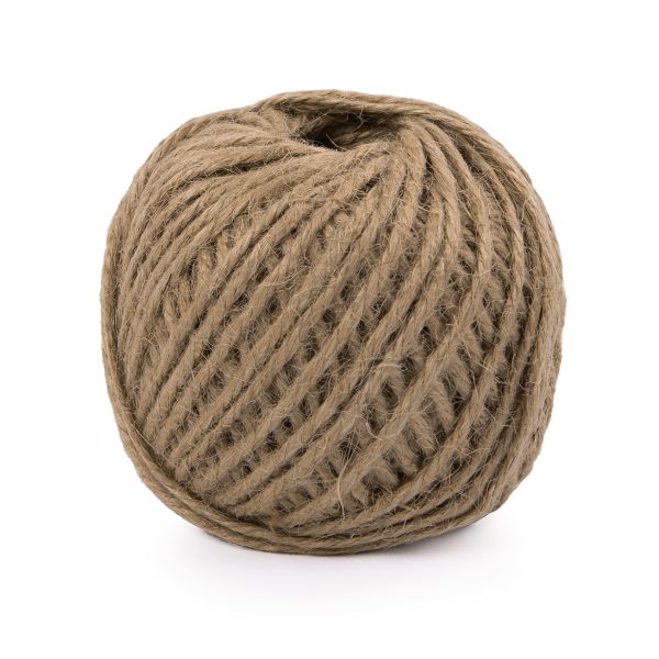 Шпагат джутовый ⌀1.7 мм, 50 м, 100% джут, суровый, Gamma ШД7