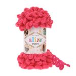 Пряжа Alize (Ализе) Puffy / уп.5 мот. по 100 г, 9м, 149 фуксия A