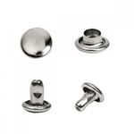 Хольнитены двухсторонние сталь 6х6 мм, №0, TBY.5206 цв. никель уп. 1000 шт, TBY