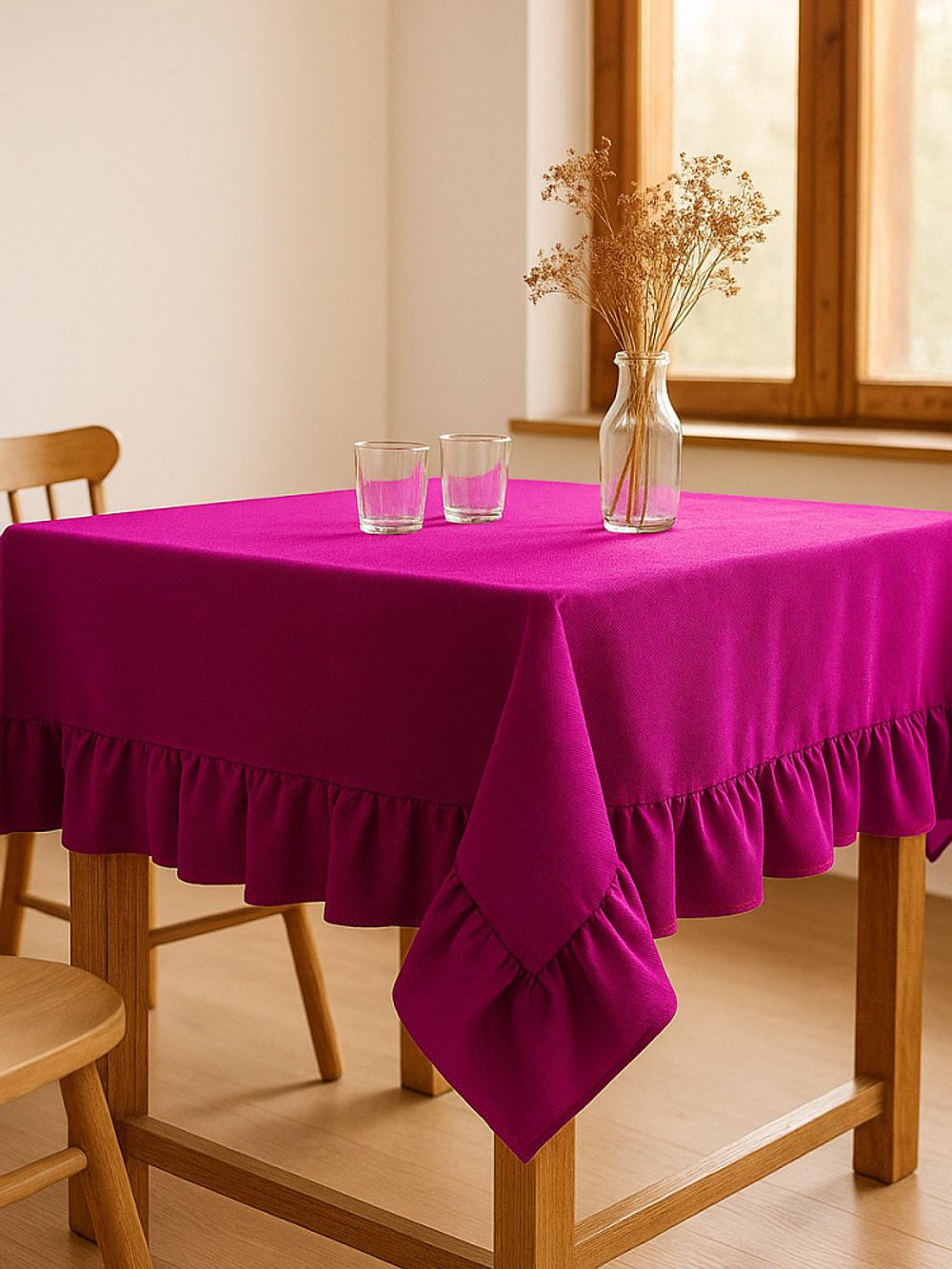 Габардин 150 г/м², 150 см / 3 метра, TBY.150233С.3, цв.233С фуксия