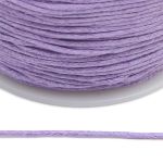 Шнур вощеный ⌀1.0 мм / 100м цветной на катушке 0371-9002 (167 аметист)
