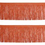 Бахрома отделочная широкая 120.0 мм / 25 метров, 102 терракот