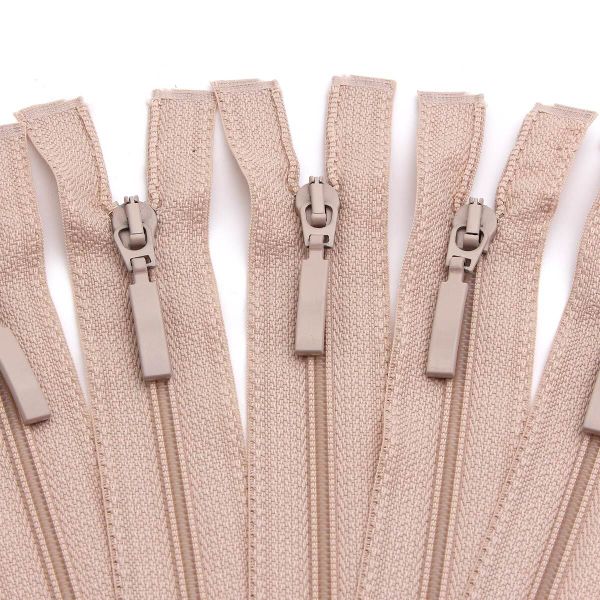 Молния спираль (витая) Arta Т5 (5 мм) 1 зам., разъем., 80 см, цв. 572 св.бежевый, уп.5 шт