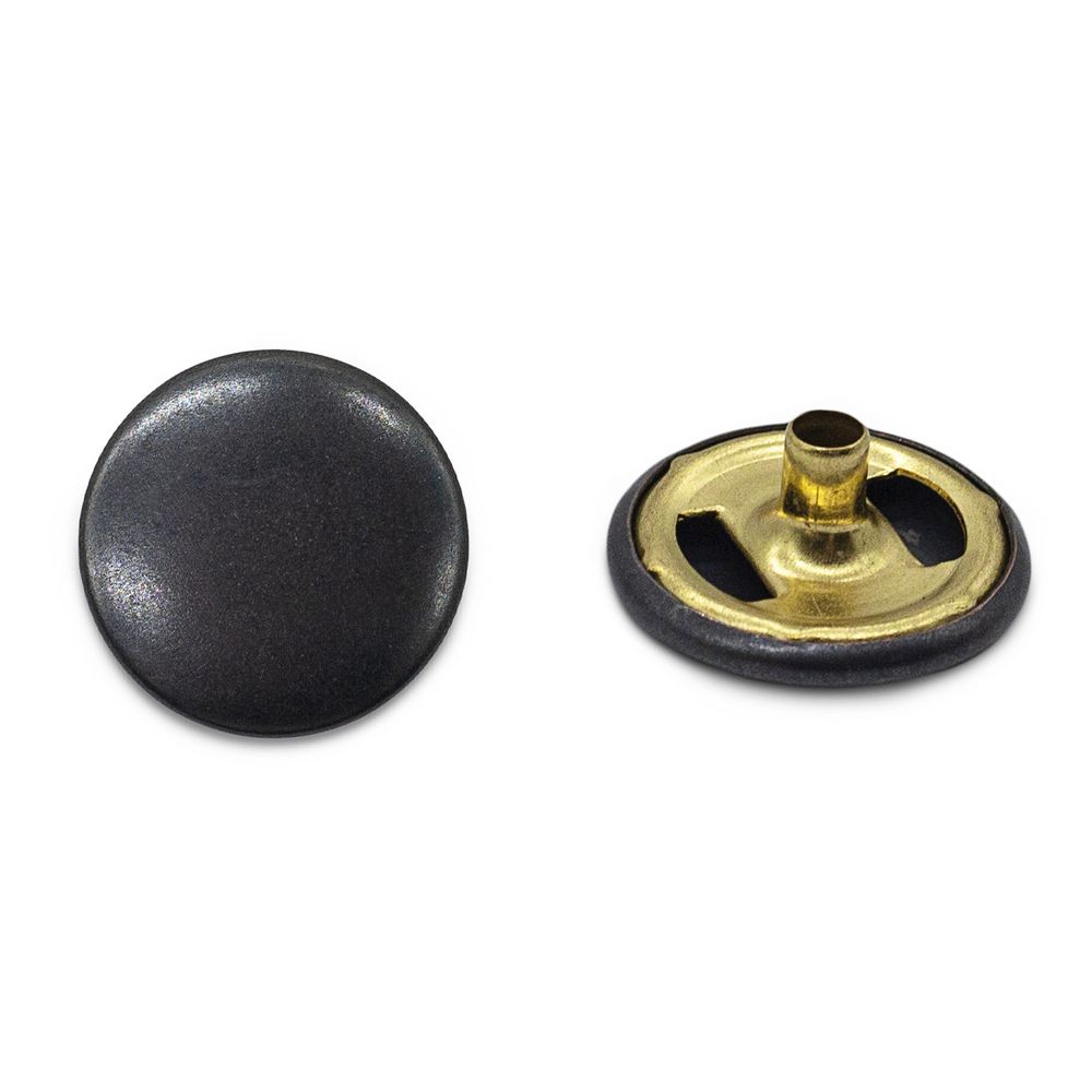 Часть кнопки Альфа (S-образная) ⌀15 мм, 5/15 05 BRASS, цв. черный, 100 шт