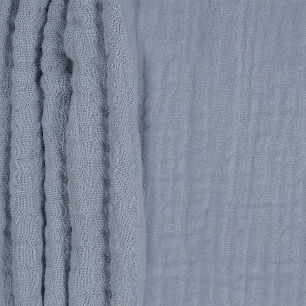 Муслин 125 г/м², 130 см / 2 метра, TBY.Mus.24723.54.2, цв.54 св.серый