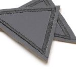 Термоаппликация светоотражающая Треугольник, 55х35 мм, LA427, 3 шт