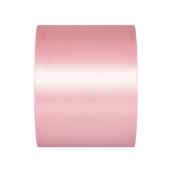 Лента атласная 1-сторонняя 75.0 мм / 33±2 метра, 067 св-розовый, Gamma