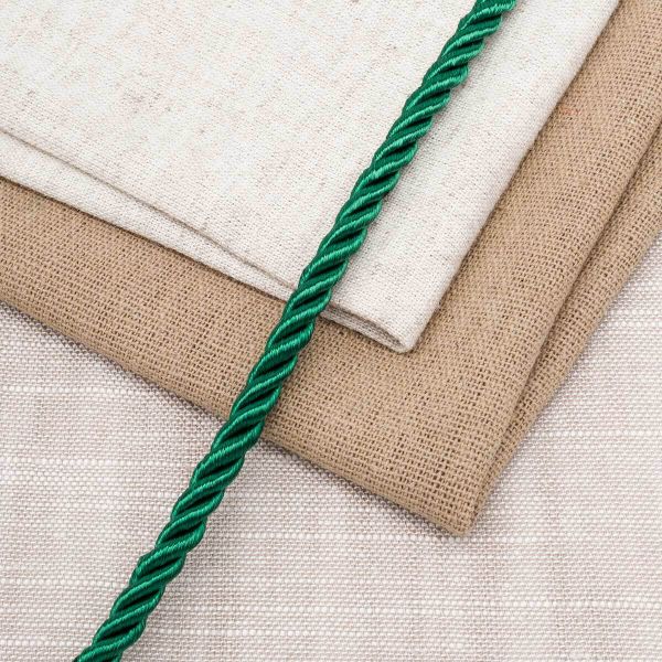 Шнур витой 5мм / 18,29м, 144 изумрудный, 1AS-168