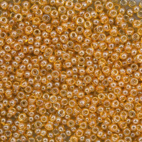 Бисер Preciosa прозрачный с жемчужным покрытием 10/0 (16020), круг.отв., 500гр