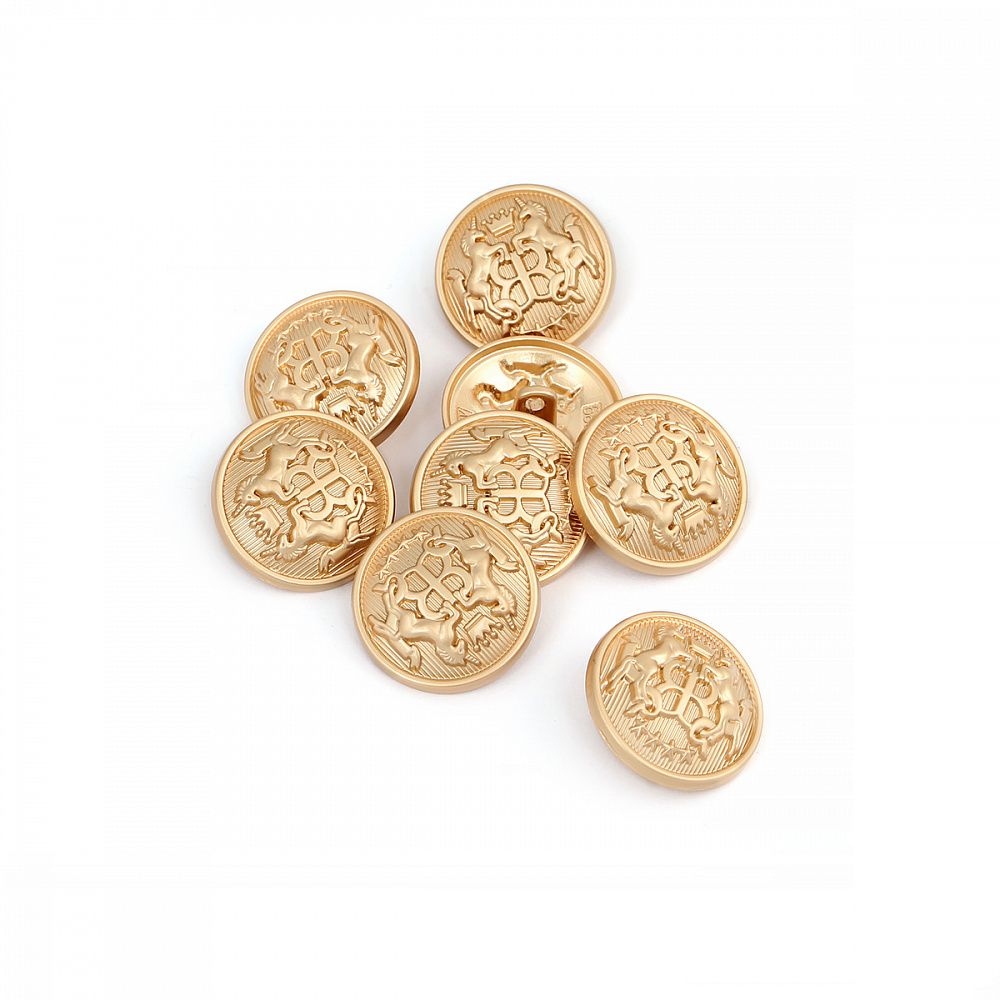 Пуговицы металлические на ножке 32L-20 мм, С-MP09 цв.золото, 10 шт