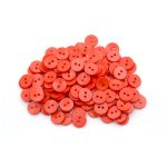 Пуговицы 2 прокола 18L, 11 мм, (Orange2 (оранжевый2)), NE74, 144 шт