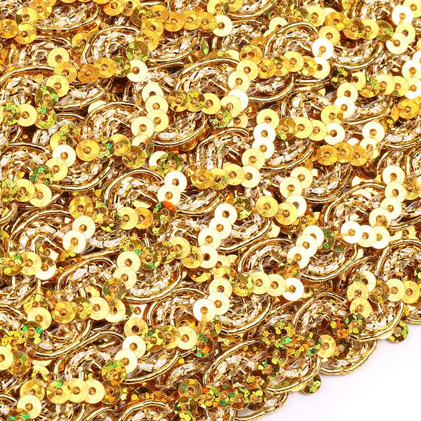 Тесьма отделочная 10 мм, 13-12869 цв.золото уп.13.71м