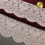 Кружево эластичное (стрейч) 110 мм, 40992PP цв.розовый, 3 метра, Kruzhevo