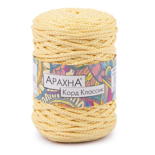 Пряжа Arachna Cord Classic / уп.3 мот. по 200г, 100м, 24 св.желтый
