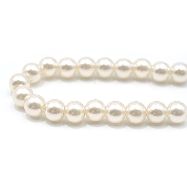 Бусины пластик (жемчуг) ⌀6 мм, 25 г, Astra&Craft, 003 NL телесный