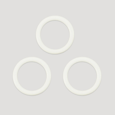 Кольца для бюстгальтера металл ⌀10.0 мм, 004 приглушенный белый, Arta, 50 шт