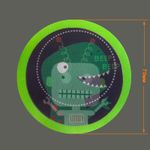 Термоаппликация голографическая 70мм /TOS/
