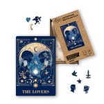 Пазл фигурный деревянный 160 элементов, PZLF-028 Звездное Таро. Влюбленные, Фрея