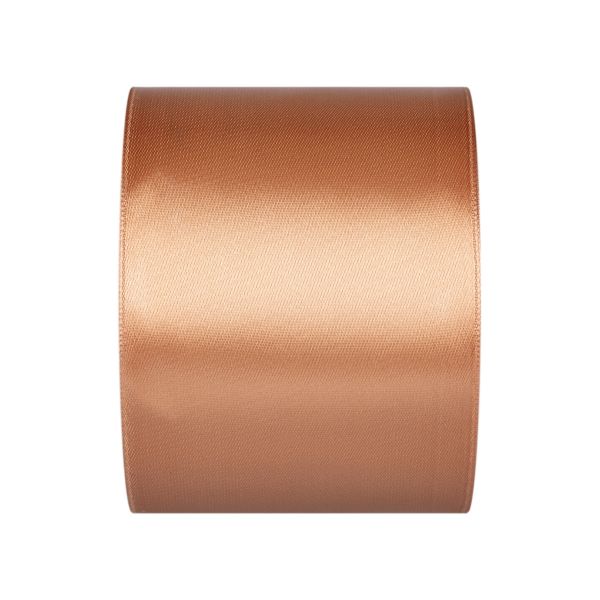 Лента атласная 1-сторонняя 75.0 мм / 33±2 метра, 146 пепельно-каштановый, Gamma