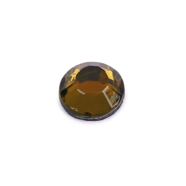 Стразы клеевые акрил 3-3.2 мм, 144 шт, 009 табачный (smoked topaz), Zlatka RS/144