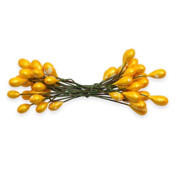 Тычинки для искусственных цветов 0,5х6см, вес 10гр. (3 оранжевый), AR561