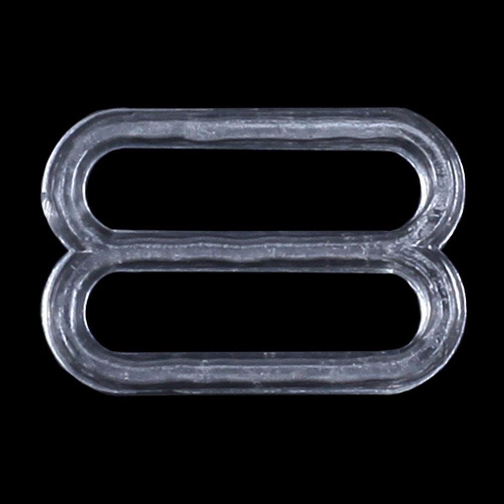 Рамки-регуляторы для бюстгальтера пластик 12.0 мм, прозрачный, 100 шт