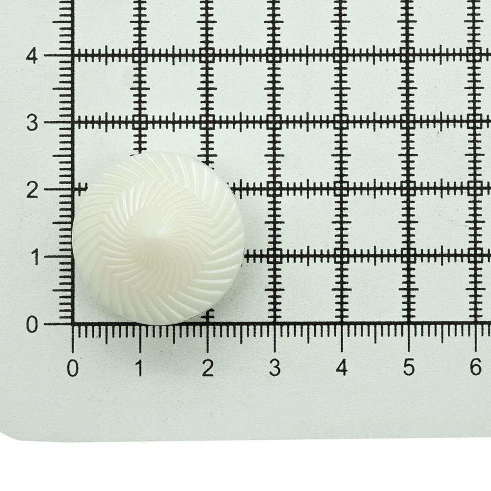 Пуговицы на ножке 40L (25мм) (white (белый)), 36 шт