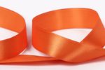 Лента атласная 1-сторонняя 25.0 мм / 33±2 метра, 155 св-оранжевый, Gamma
