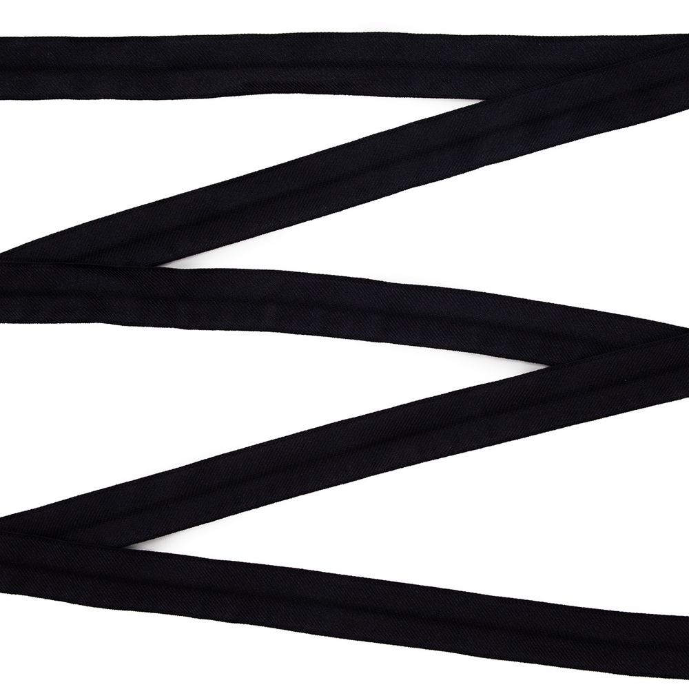 Резинка бельевая (окантовочная) блестящая 20.0 мм / 50 метров, черный