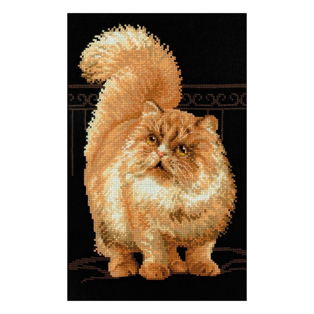Набор для вышивания нитками Риолис, Персидский кот, 26х38 см