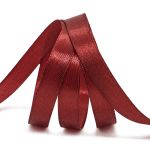 Лента атласная 1-сторонняя 12.0 мм / 22.86±1 метров, 029 бордовый, Globus