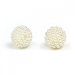 Бусины шамбала ⌀10 мм, SHN.11, цв.001 молочный, 500 г, Magic4Hobby