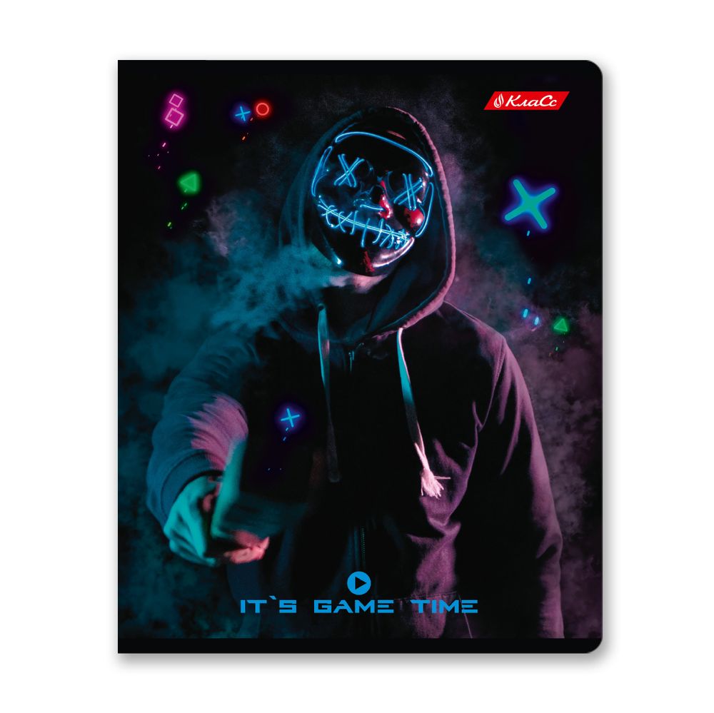 Тетрадь ученическая общая, A5+ 48 л. на скобе 65 г/м², белизна 100%, 10 шт, клетка в термоусадочной пленке, 000732 Виртуальная реальность, Светоч 48ТЕТк-001