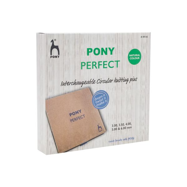 Набор съемных спиц Pony Perfect с вязальными принадлежностями, 21 предмет, 49143