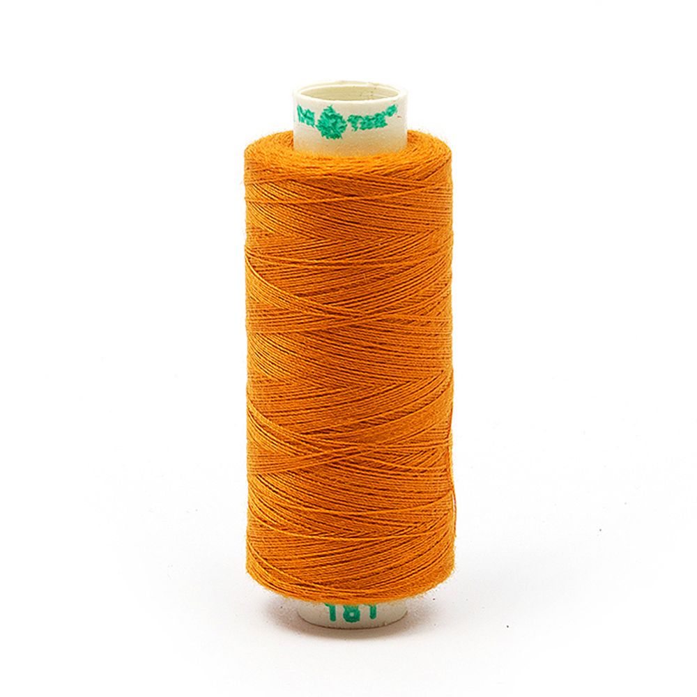 Нитки швейные бытовые Dor Tak 40/2, 366 м / 10 кат., 181 рыжий