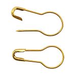 Булавки для этикеток в футляре, 100 шт, золото, Hobby&Pro