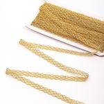 Тесьма отделочная 12 мм / 13.71 метров, TBY 916 цв.золото